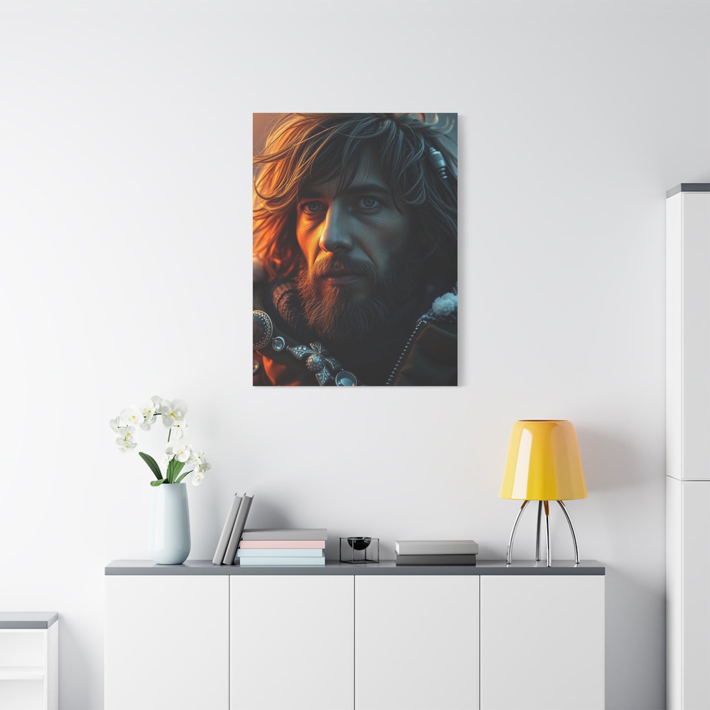 Radiant Ember Canvas Wall Art & Canvas Print