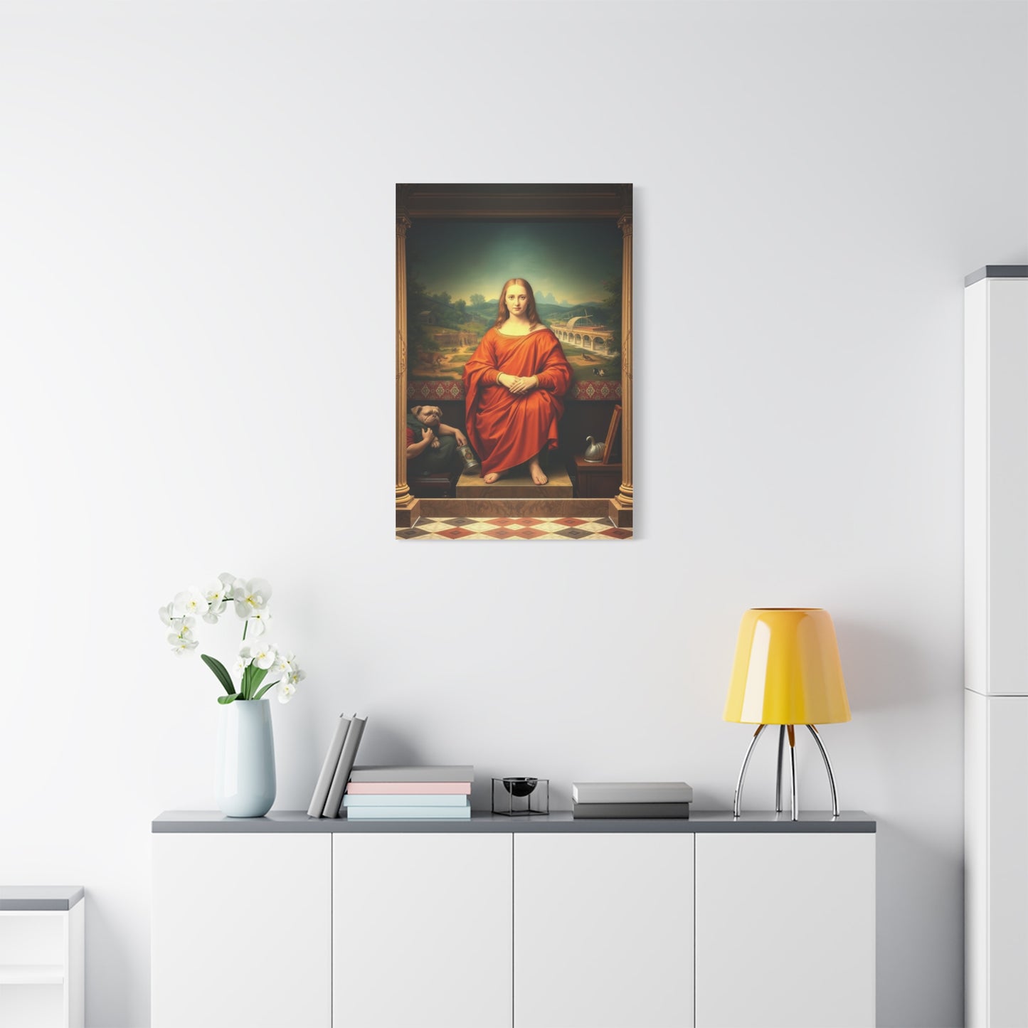 Refined Classicism Tableau Wall Art & Canvas Print
