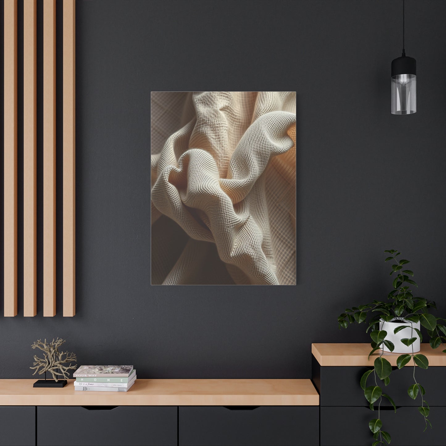 Supreme Taupe, Linen, and Gray Art Collection Wall Art & Canvas Print