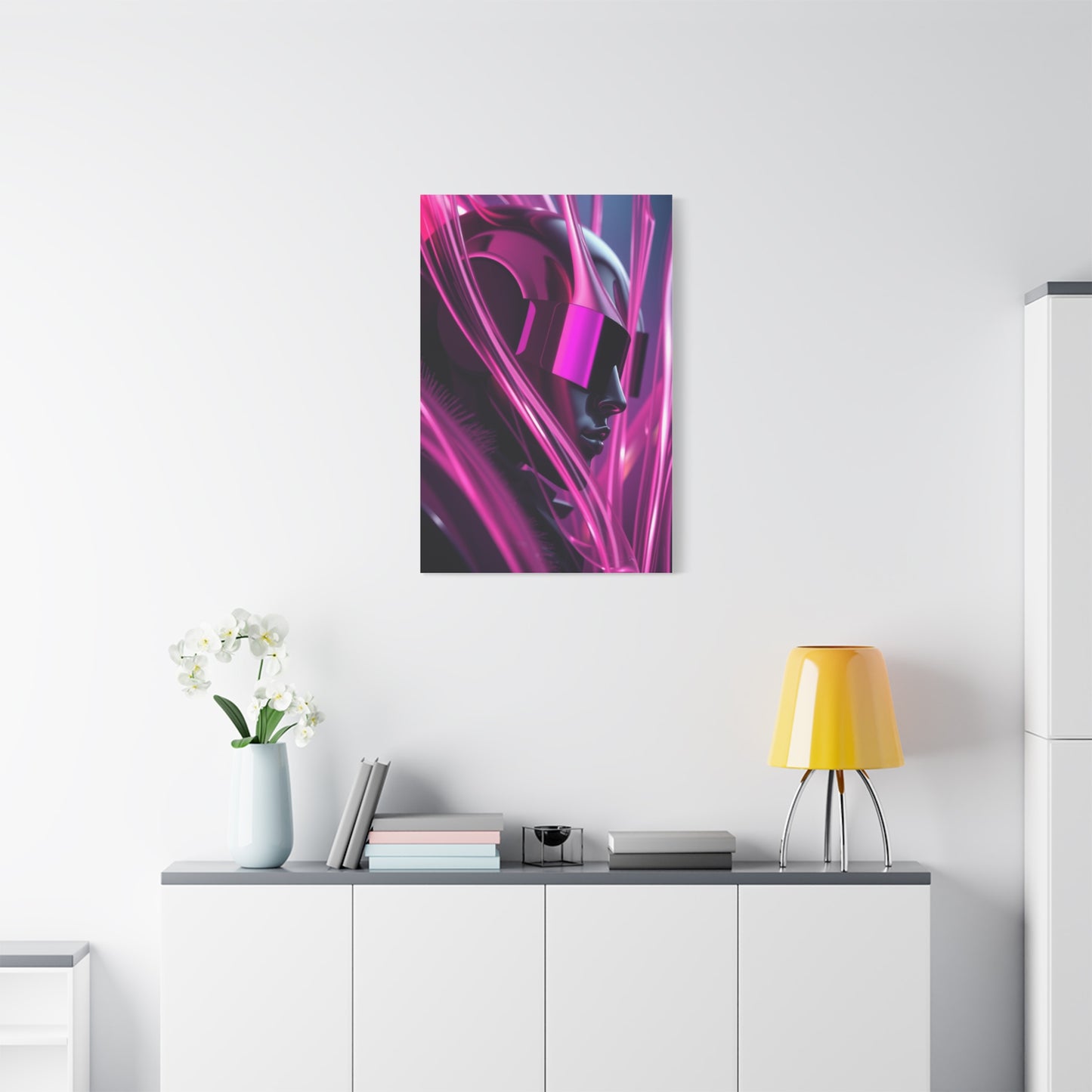 Masterpiece Black & Pink Art Vision Wall Art & Canvas Print