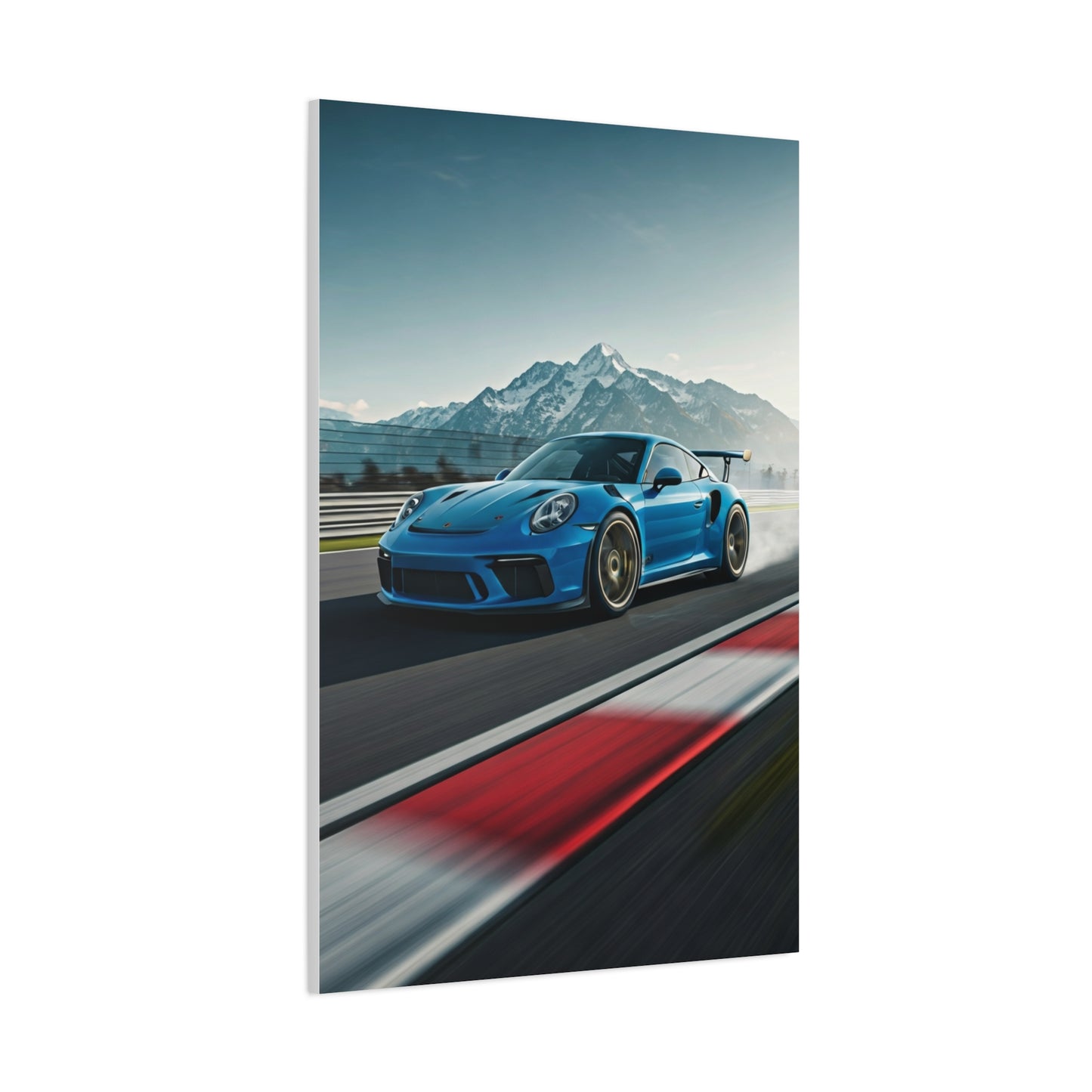 2019 Porsche 911 Alpine Circuit Attack Wall Art & Canvas Prints