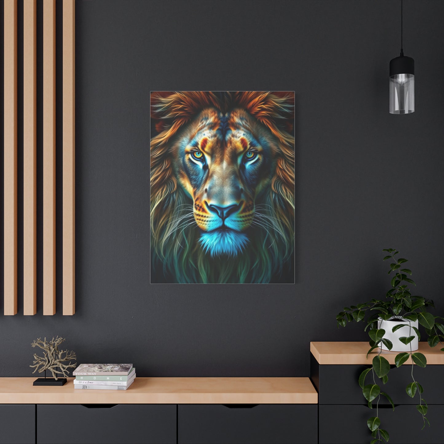 Imperial Majesty in Brushstrokes Wall Art & Canvas Print