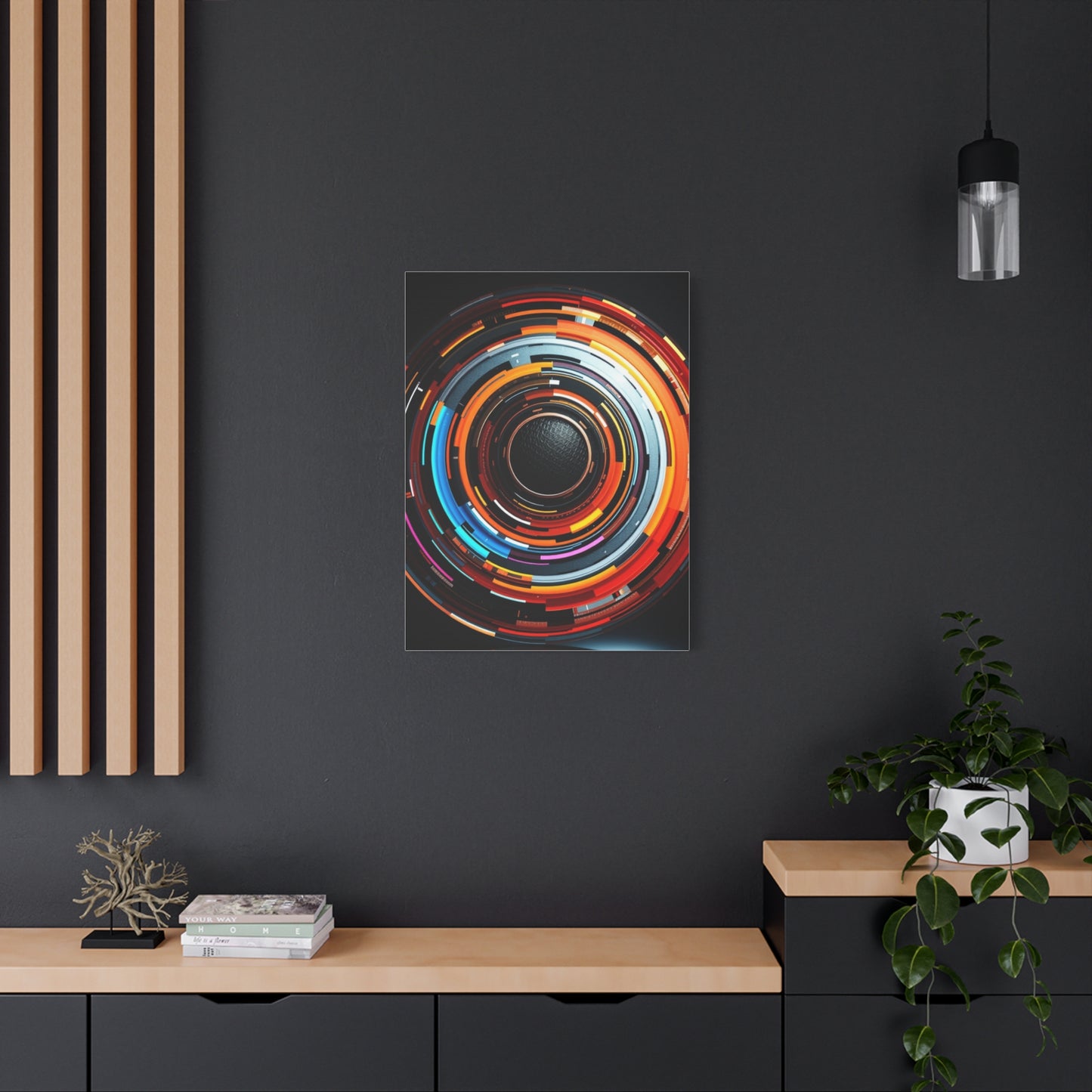 Ethereal Circle Symphony wall art & canvas print