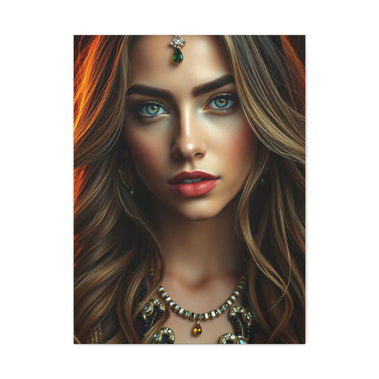 Celestial Glamour Art Canvas Wall Art & Canvas Print