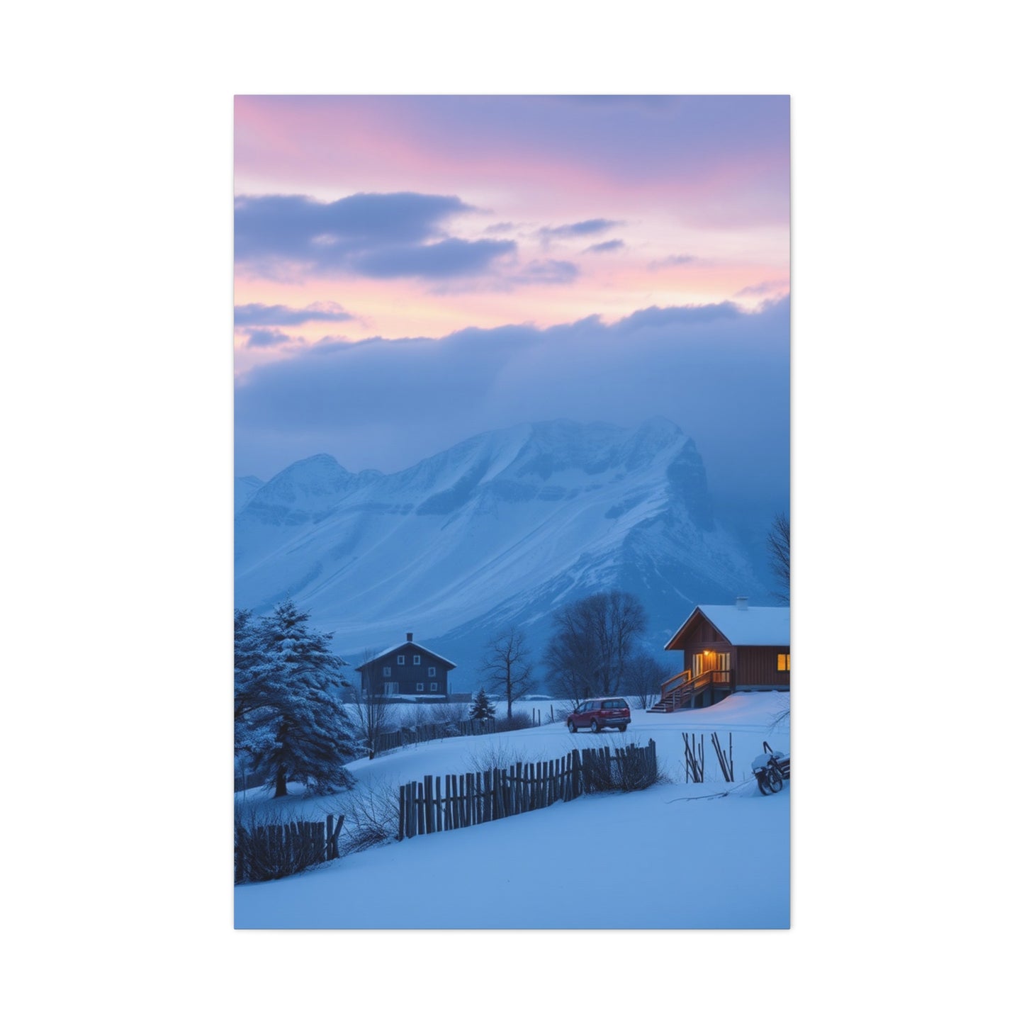 Fjord Harmony Art Piece Wall Art & Canvas Print