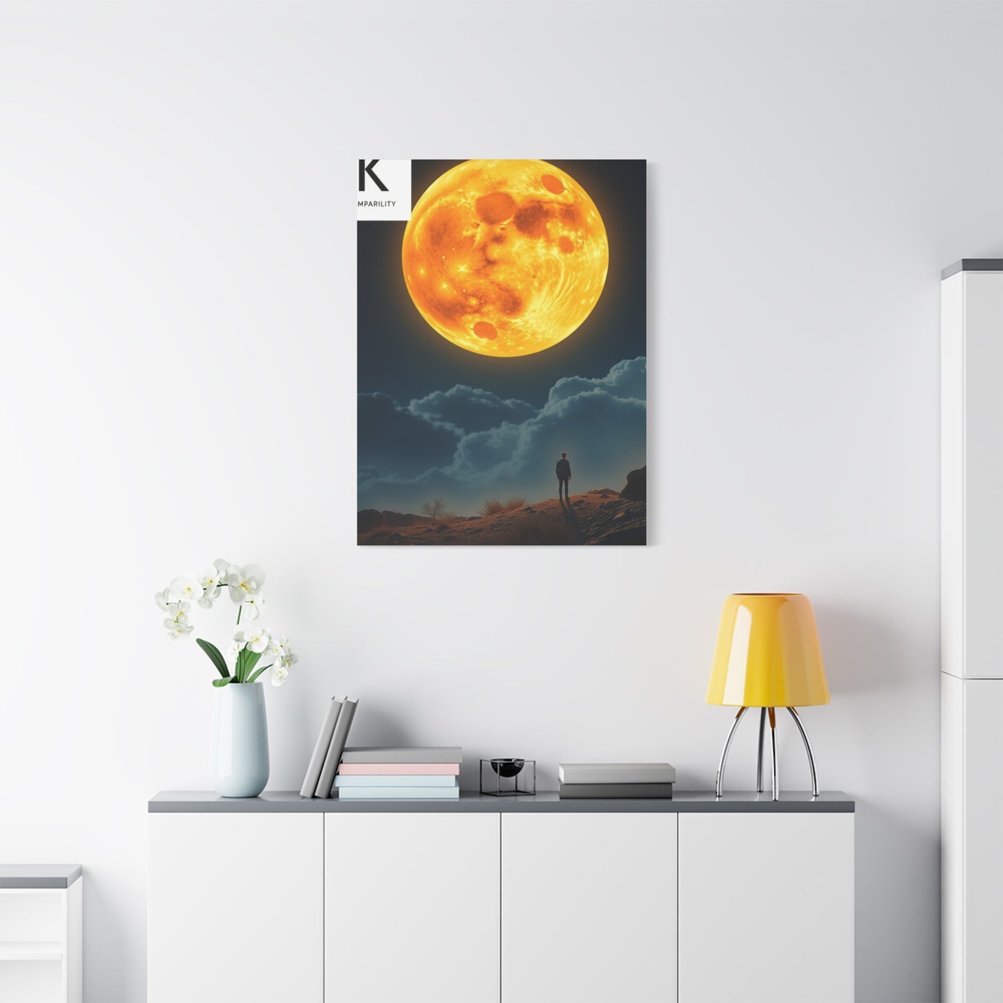 Moonlit Harmony Canvas Wall Art & Canvas Print