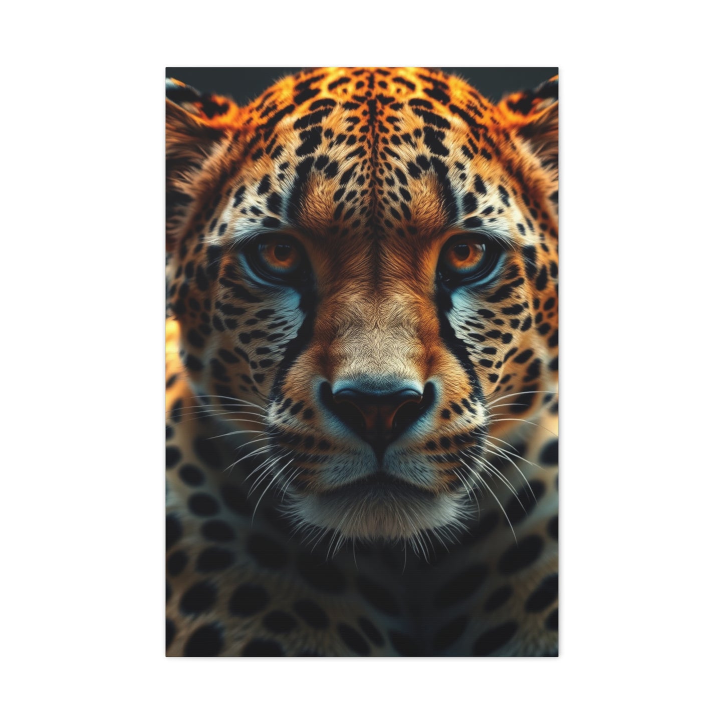 Majestic Feline Portrait Wall Art & Canvas Print