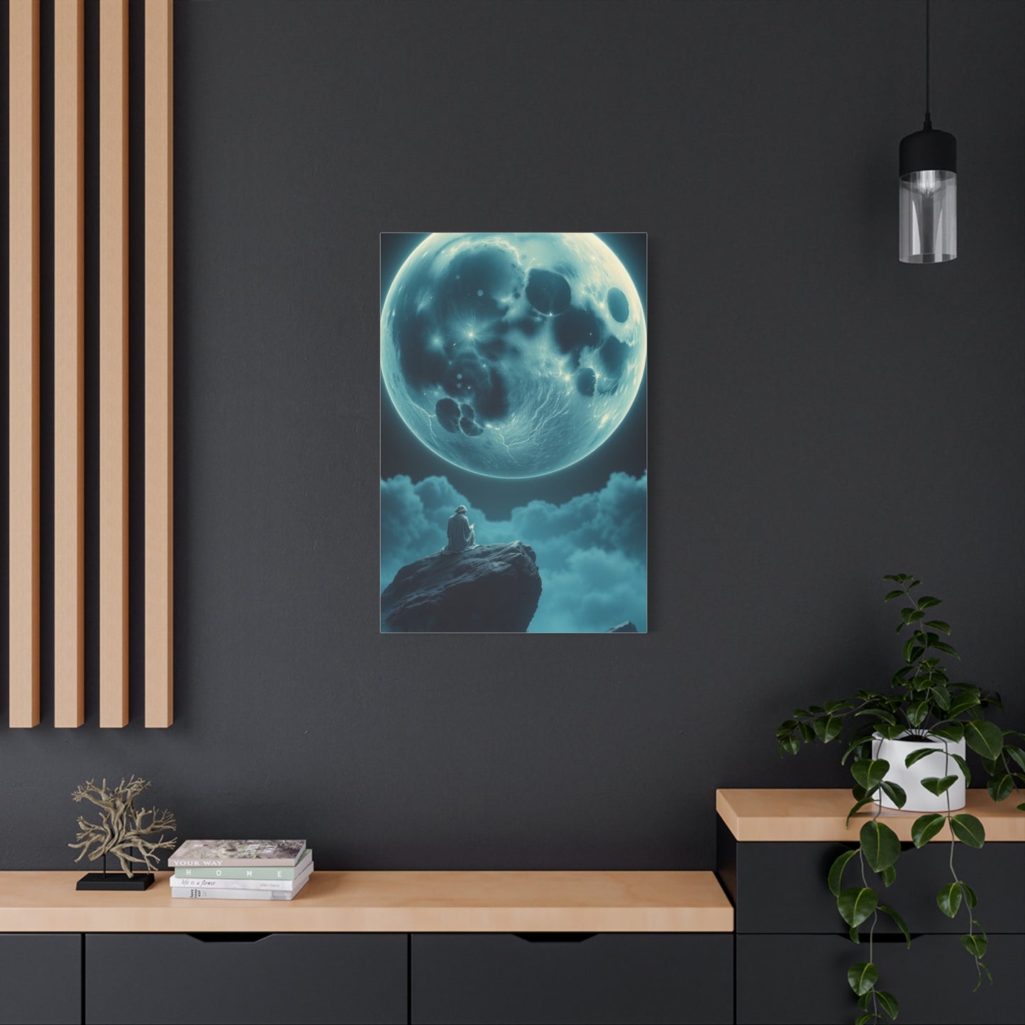 Moonlit Ambiance Artwork Wall Art & Canvas Print